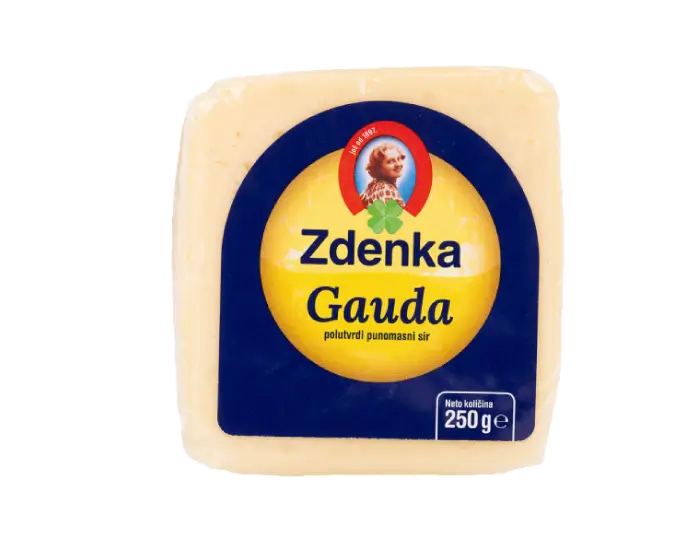 ZDENKA POLUTVRDI PUNOMASNI SIR GAUDA 45%MM 250G